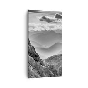 Cuadro sobre lienzo - Impresión de Imagen - Hasta el horizonte - 55x100 cm