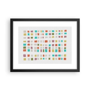 Póster en marco negro - Juego desconocido - 40x30 cm