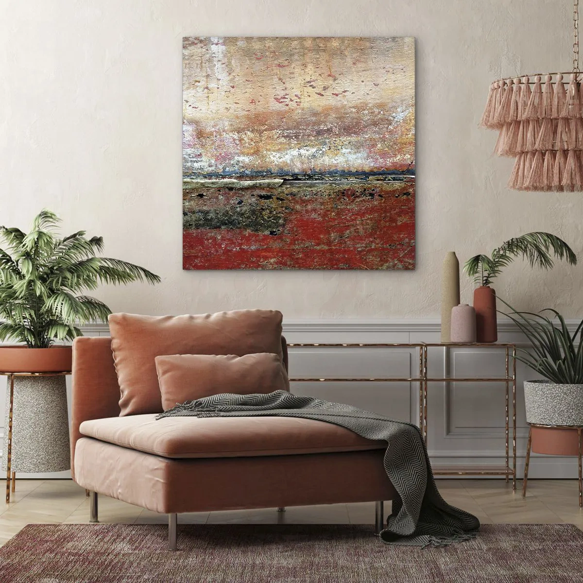 Cuadro sobre lienzo - Impresión de Imagen - Tal vez sea el mar - 40x40 cm