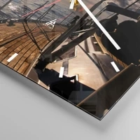 Esfera sin numeración, con rayas