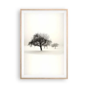 Póster en marco roble claro - Sueño de invierno - 61x91 cm