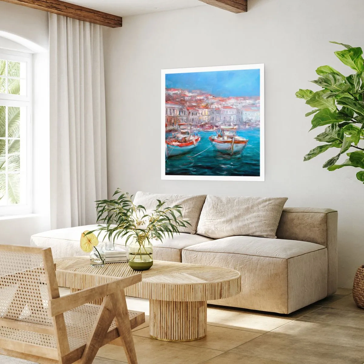 Póster - Bahía italiana - 30x30 cm