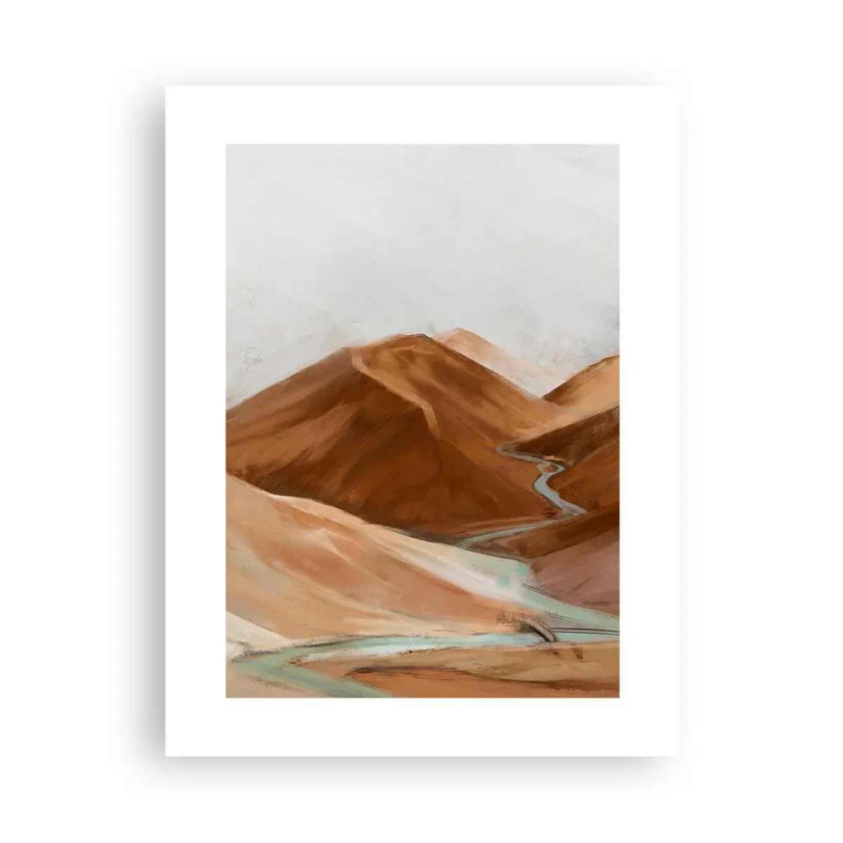 Póster - Ruta hacia la fuente - 30x40 cm