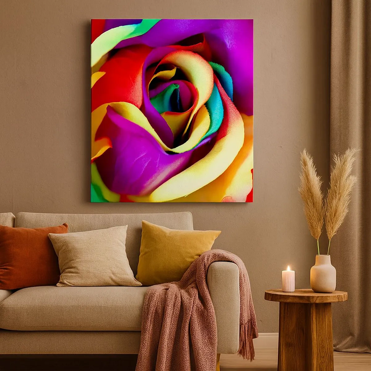 Cuadro sobre lienzo - Impresión de Imagen - Es imposible - 30x30 cm