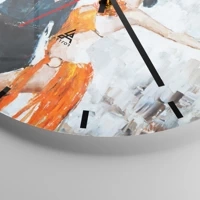 Esfera sin numeración, con rayas