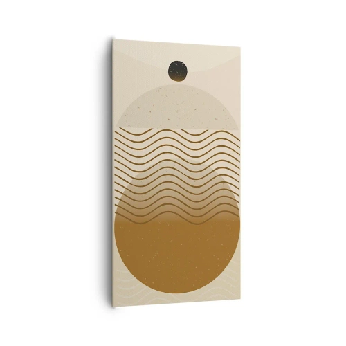 Cuadro sobre lienzo - Impresión de Imagen - Sobre el origen de las figuras geométricas - 65x120 cm