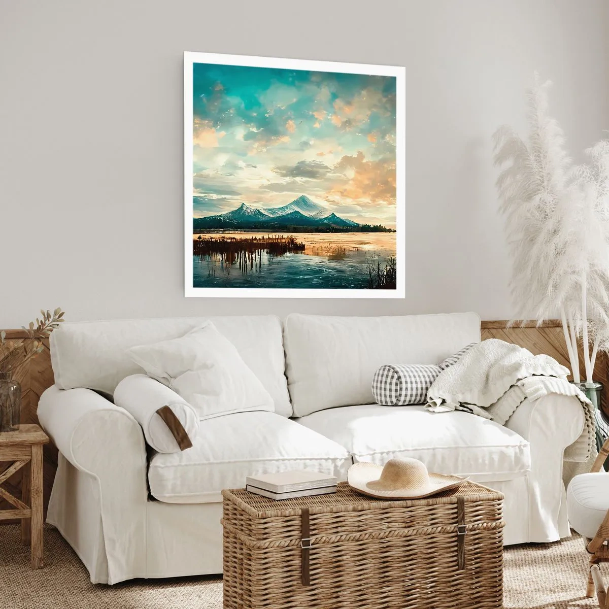 Póster - Bajo la protección del cielo - 30x30 cm