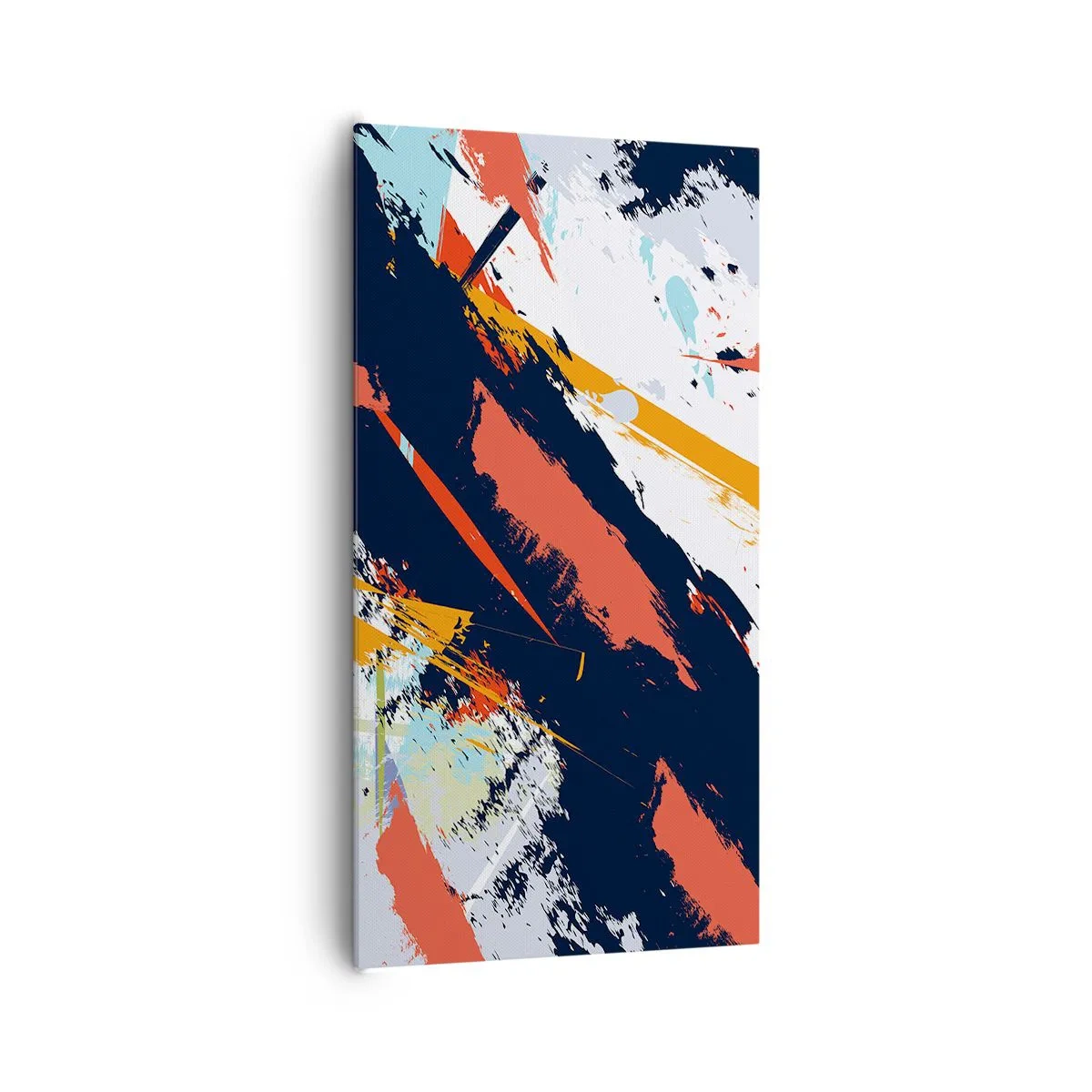 Cuadro sobre lienzo - Impresión de Imagen - Composición dinámica - 65x120 cm