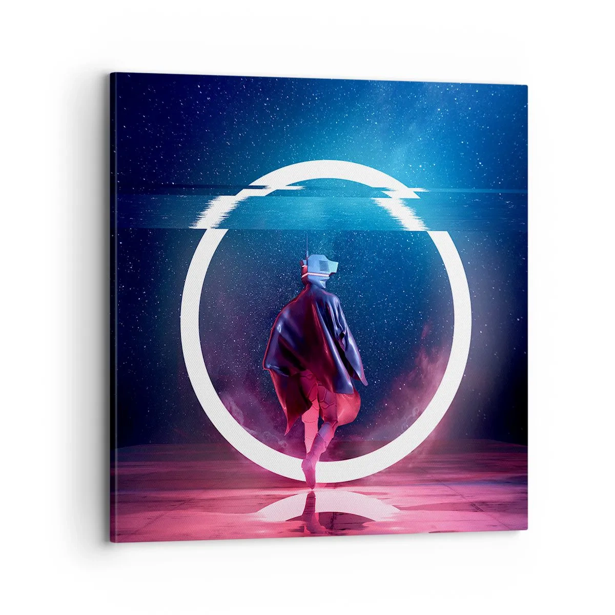 Cuadro sobre lienzo - Impresión de Imagen - Entre mundos - 70x70 cm