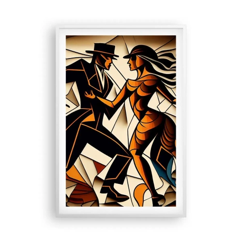 Póster en marco blanco - Danza de pasión - 61x91 cm