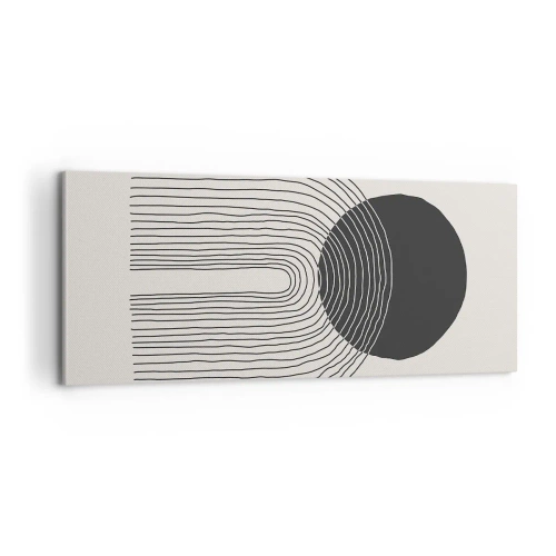 Cuadro sobre lienzo - Impresión de Imagen - Temblor y certeza - 100x40 cm