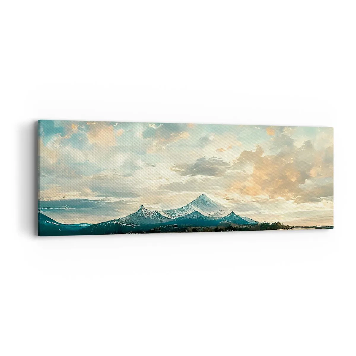 Cuadro sobre lienzo - Impresión de Imagen - Bajo la protección del cielo - 90x30 cm