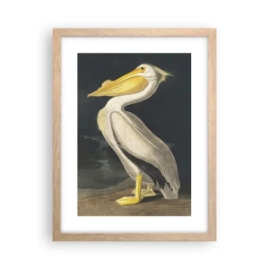 Póster en marco roble claro - Con orgullo - 30x40 cm