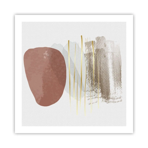Póster - Una columnata abstracta - 60x60 cm