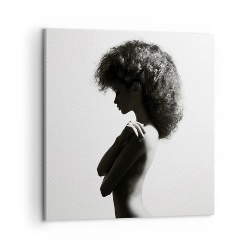 Cuadro sobre lienzo - Impresión de Imagen - Como una flor en un tallo delgado - 60x60 cm