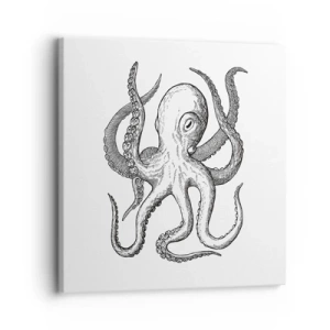 Cuadro sobre lienzo - Impresión de Imagen - Bailando con olas - 30x30 cm