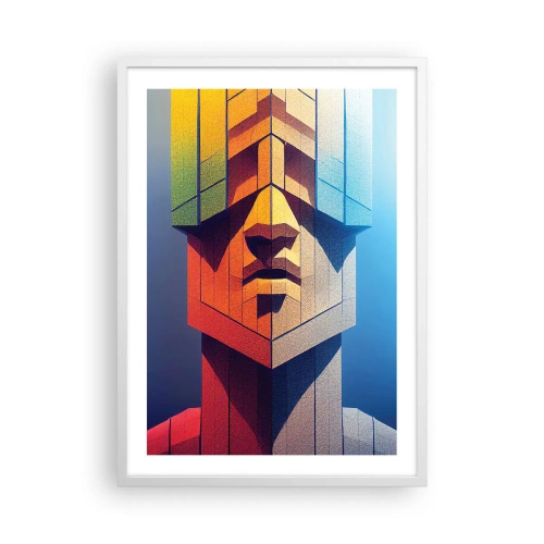Póster en marco blanco - Un hombre de principios - 50x70 cm