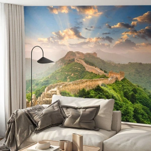 Fotomural Premium Canvas - Grandeza duradera - Paisaje, La Gran Muralla de China, Asia - 150x105 cm