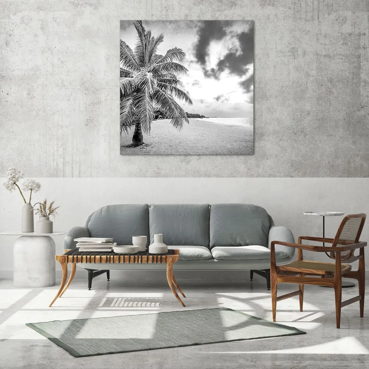 Cuadro sobre vidrio - Impresiones sobre Vidrio - Anhelo de soledad.... - 60x60 cm