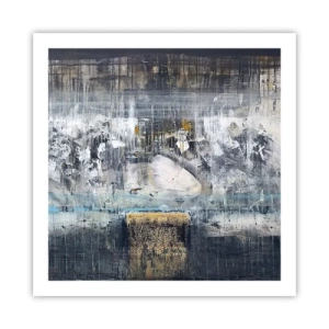 Póster - Hielo abstracto - 60x60 cm