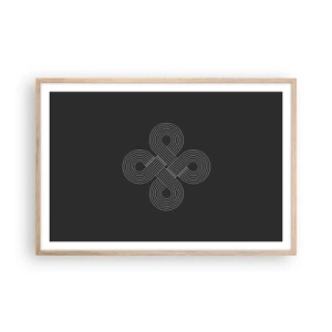 Póster en marco roble claro - El espíritu celta - 91x61 cm