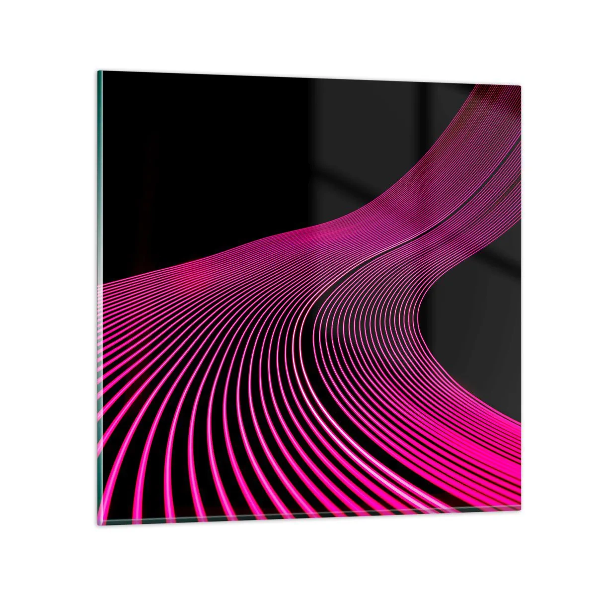 Cuadro sobre vidrio - Impresiones sobre Vidrio - Avenida de luz - 30x30 cm