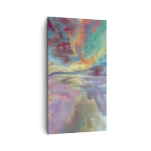 Cuadro sobre lienzo - Impresión de Imagen - Dos cielos - 45x80 cm