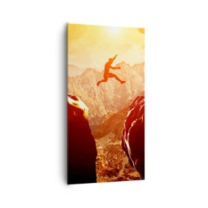 Cuadro sobre lienzo - Impresión de Imagen - Pasando el límite - 65x120 cm