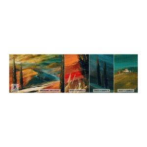 Muestra de fotomural autoadhesivo Deluxe Sticker - Paisaje toscano - Paisaje, toscana, Viajes - 100x30 cm