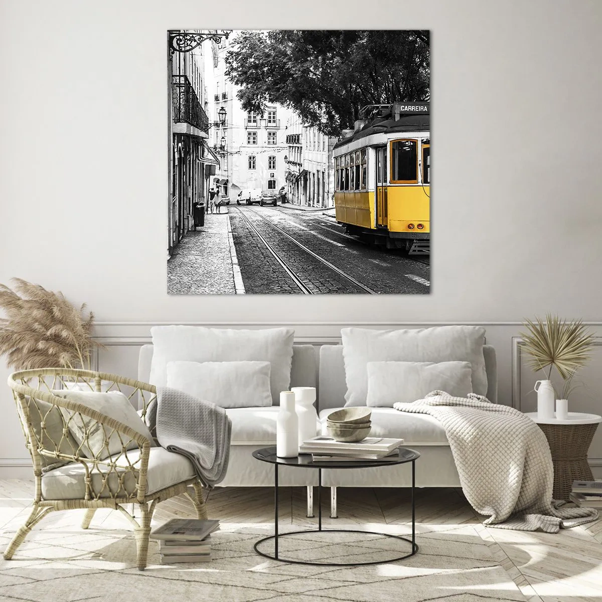 Cuadro sobre vidrio - Impresiones sobre Vidrio - Y un fado de fondo - 40x40 cm