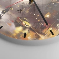 Esfera sin numeración, con rayas