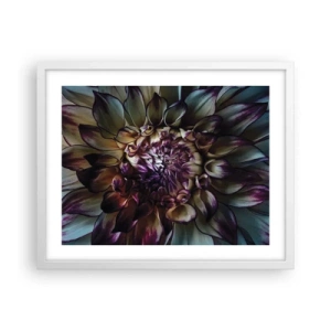 Póster en marco blanco - El florecimiento de la hermosura - 50x40 cm