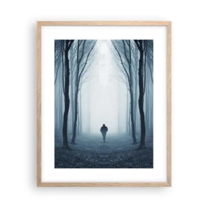 Póster en marco roble claro - Alto y claro - 40x50 cm