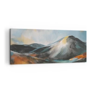 Cuadro sobre lienzo - Impresión de Imagen - Crudo y bello - 100x40 cm
