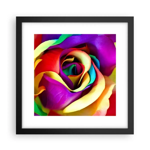 Póster en marco negro - Es imposible - 30x30 cm