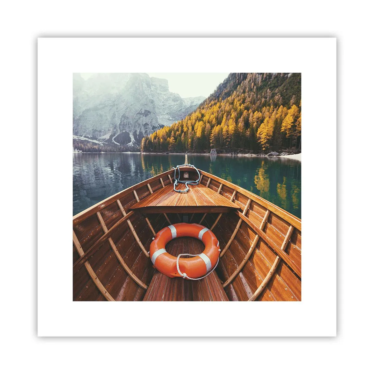 Póster - Viaje a la montaña - 30x30 cm