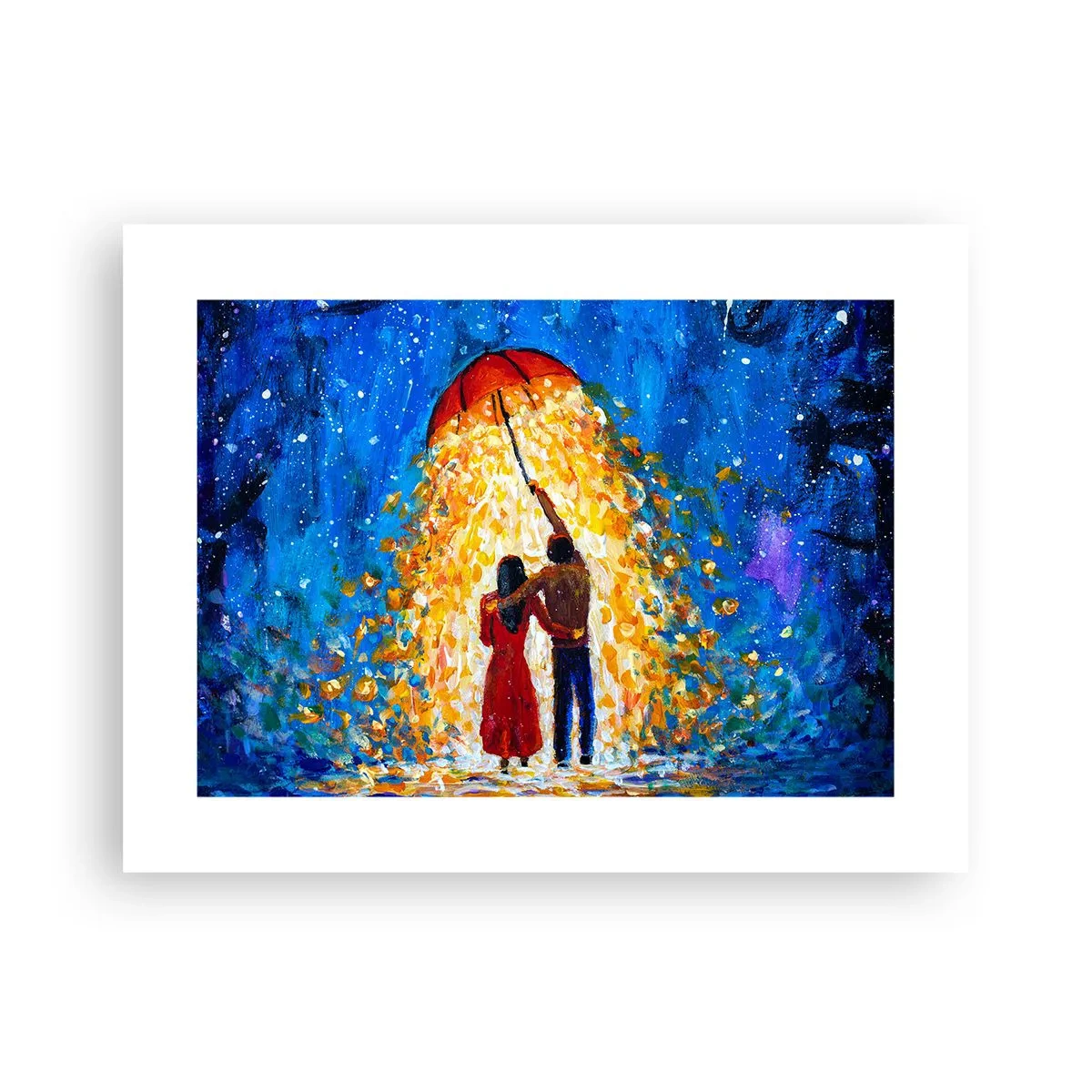 Póster - La magia de una tarde lluviosa - 40x30 cm