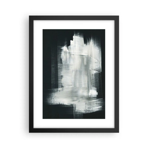 Póster en marco negro - Tejido vertical y horizontal - 30x40 cm