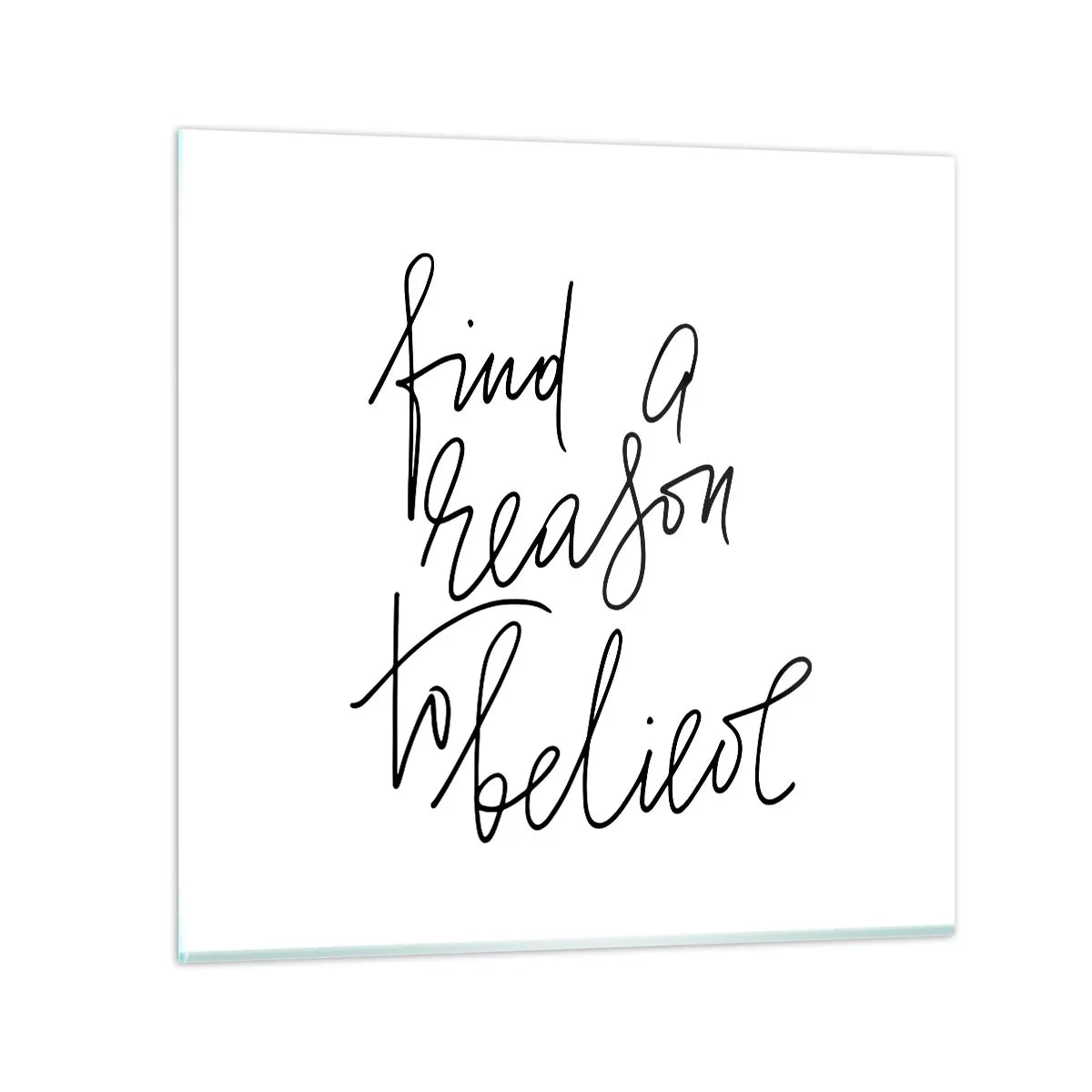 Cuadro sobre vidrio - Impresiones sobre Vidrio - Es posible - 50x50 cm