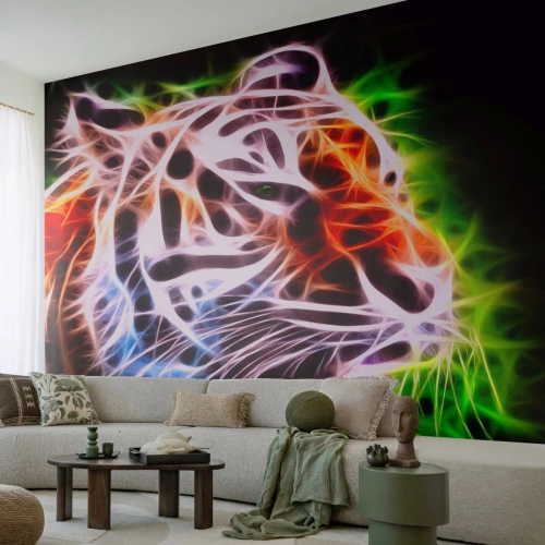 Fotomural Premium Canvas - Un aura amenazante - Abstracción, animales, Depredador - 400x280 cm