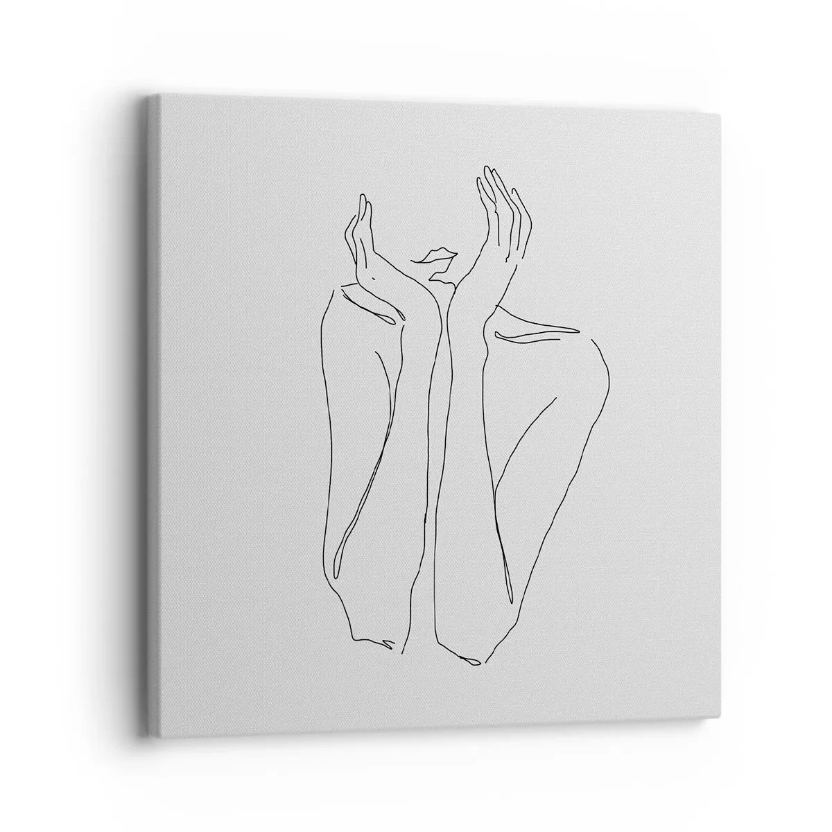 Cuadro sobre lienzo - Impresión de Imagen - Con qué sueñan las mujeres - 30x30 cm