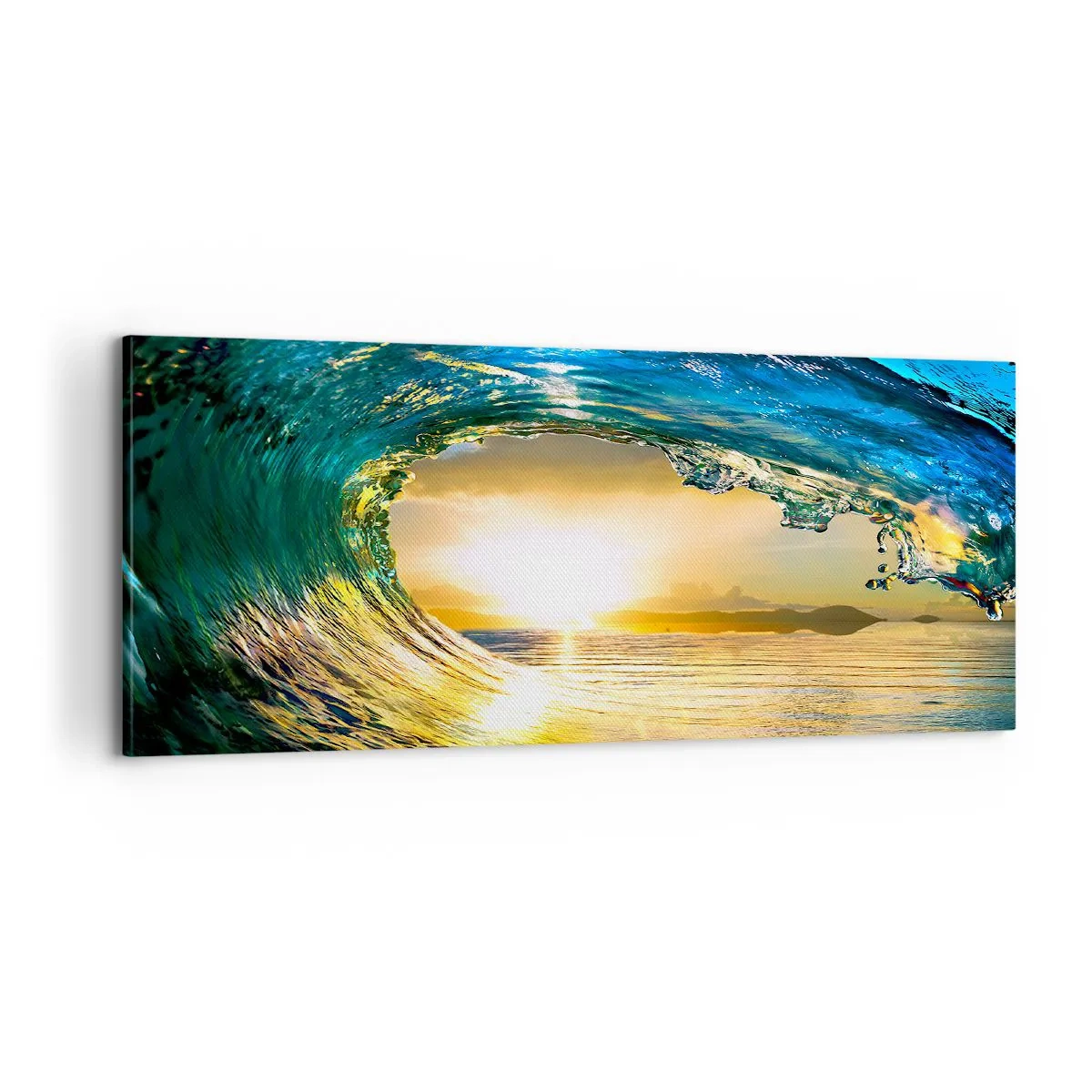 Cuadro sobre lienzo - Impresión de Imagen - Ojo de esperanza - 100x40 cm