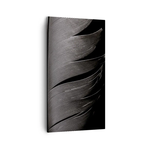 Cuadro sobre lienzo - Impresión de Imagen - Pluma - una construcción maravillosa - 45x80 cm