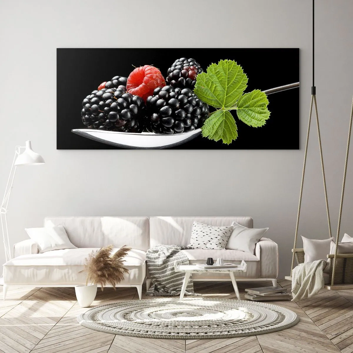 Cuadro sobre vidrio - Impresiones sobre Vidrio - El sabor de la frescura - 100x40 cm