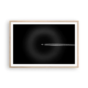 Póster en marco roble claro - En otra dimensión - 91x61 cm