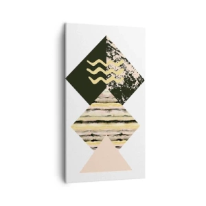 Cuadro sobre lienzo - Impresión de Imagen - No es tan sencillo - 45x80 cm