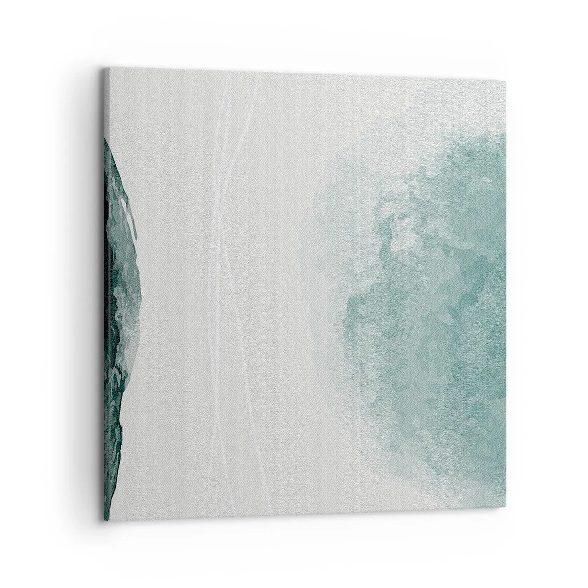 Cuadro sobre lienzo - Impresión de Imagen - Un encuentro con la niebla - 50x50 cm