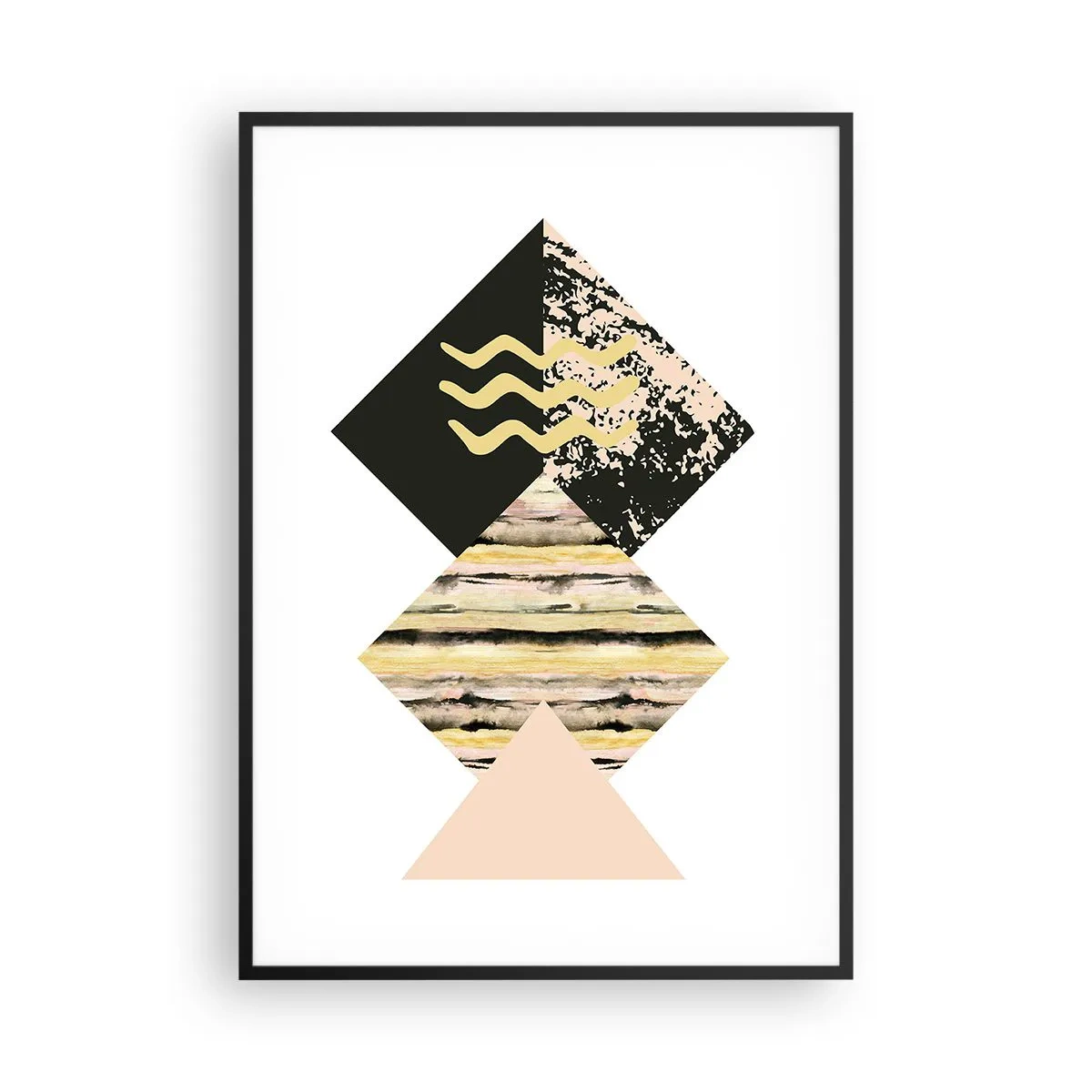 Póster en marco negro - No es tan sencillo - 70x100 cm