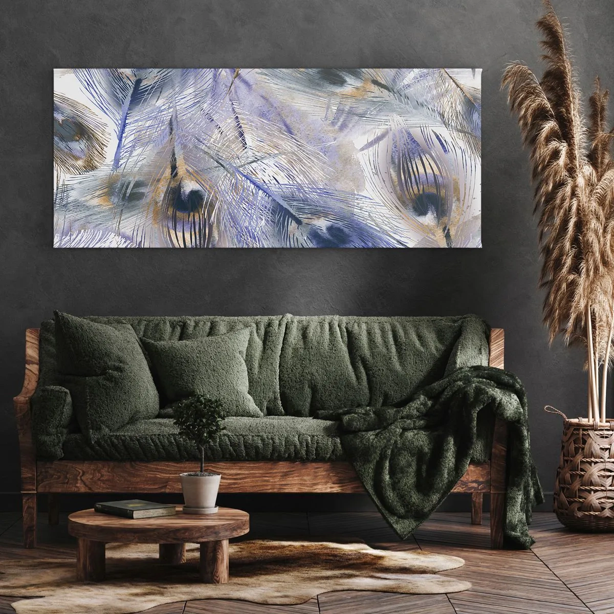 Cuadro sobre lienzo - Impresión de Imagen - Composición - 100x40 cm