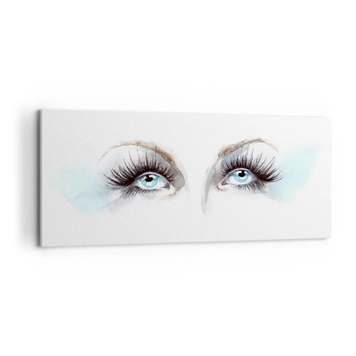 Cuadro sobre lienzo - Impresión de Imagen - ¿Los ojos de un ángel? - 100x40 cm